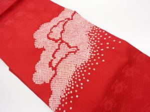 絞り抽象雲模様名古屋帯